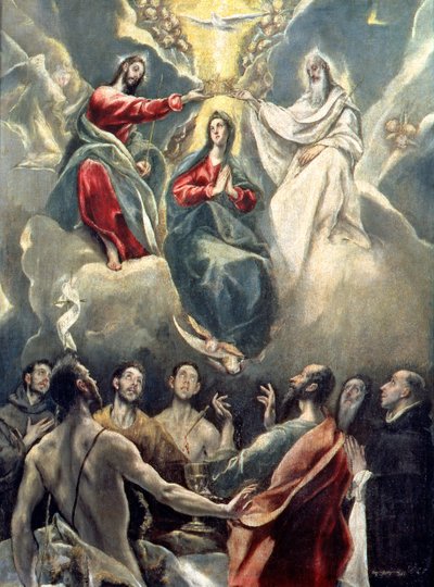 Le Couronnement de la Vierge - El Greco